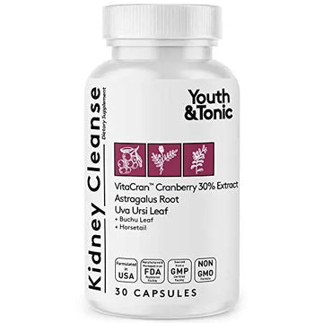 Youth & Tonic Kidney Cleanse Detox for Residual Metabolic Waste & Excess Body Water for Urinary Tract Youth & Tonic Au supplements