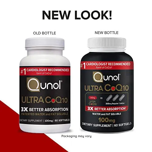 Qunol Ultra CoQ10 100mg Softgels- 3x Better Absorption Coenzyme Q10 Supplements Qunol Au supplements