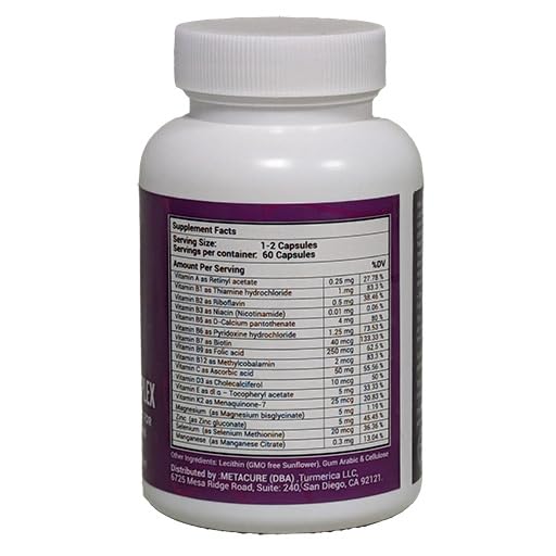 Metacure Vitamins Minerals Complex Metacure Au supplements