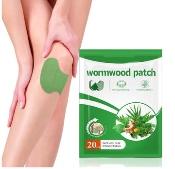 NiTa HyHy Wormwood Knee Pain Patches,Herbal Knee Patches for Pain Relief Extra Strength,Sciatica Pain Relief,for Knee, Back, Neck, Shoulder,20 Count NiTa HyHy Au supplements