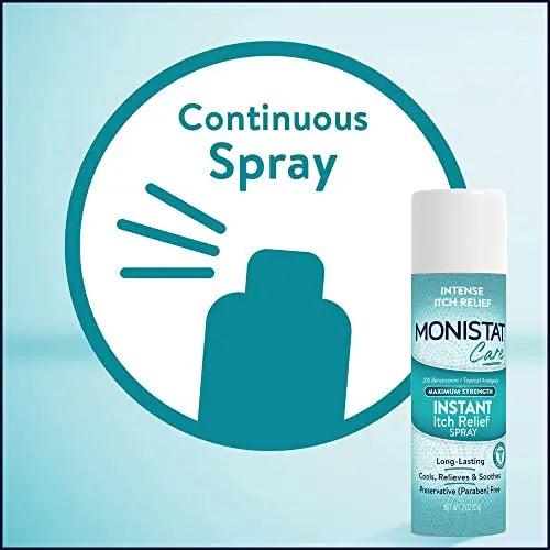 Monistat Instant Itch Relief Spray for Women, Maximum Strength Feminine Itch Care, 2 oz Monistat Au supplements