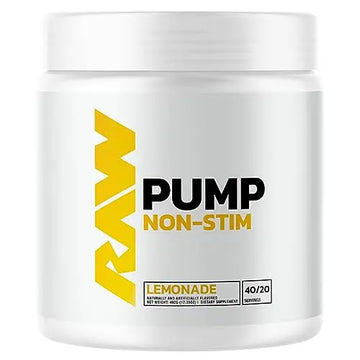 RAW Pump Stim Free Pre Workout | Non-Stimulant Pre Workout Supplement Powder Nitric RAW Au supplements