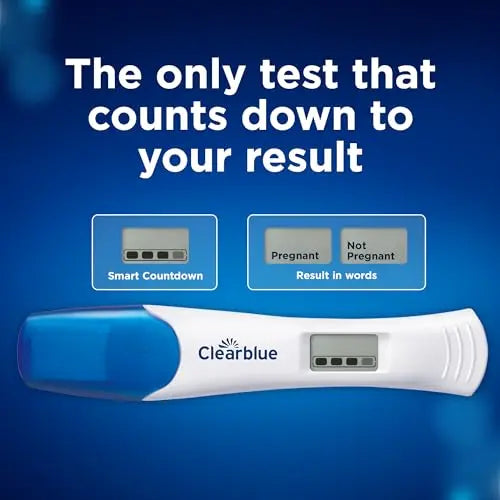 Clearblue Pregnancy Test Combo Pack, 10ct - Digital with Smart Countdown & Rapid Clearblue Au supplements