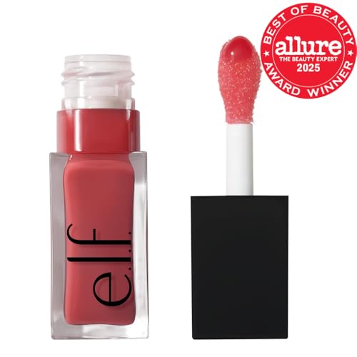 e.l.f. Glow Reviver Lip Oil, Nourishing Tinted Lip Oil For A High-shine Finish, Infused With Jojoba Oil, Vegan & Cruelty-free, Rose Envy e.l.f. Au supplements