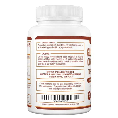 Purely Optimal Premium Glucosamine Chondroitin MSM Supplement Tablets w/Turmeric Purely Optimal Au supplements