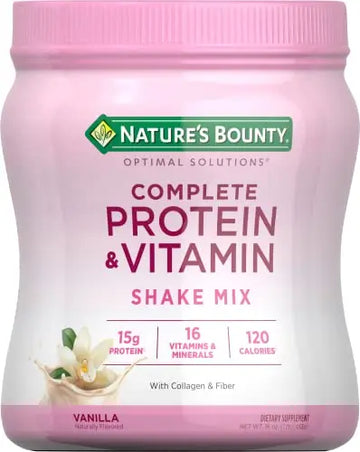 Nature's Bounty Complete Protein & Vitamin Shake Mix with Collagen & Fiber, Contains Vitamin C Nature's Bounty Au supplements