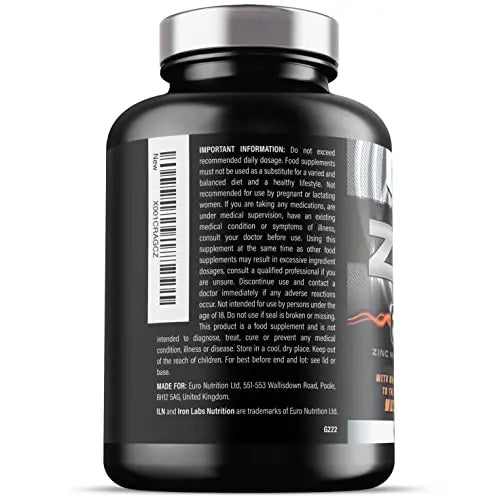 ZM6 - High Strength Zinc Magnesium Supplement - Zinc & Magnesium for Muscle Function Iron Labs Nutrition Au supplements