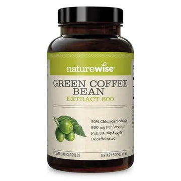 NatureWise Green Coffee Bean Extract - Pure Green Coffee Bean Capsules 800mg NatureWise Au supplements