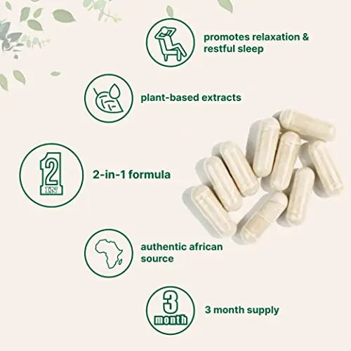 Micro Ingredients 5-HTP 200mg with Chamomile Flower Extract, 180 Capsules, 2 in 1 Formula Micro Ingredients Au supplements