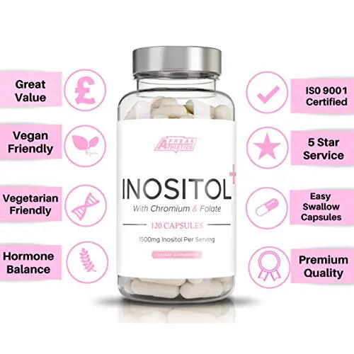 Myo-Inositol Capsules by Freak Athletics - Inositol Capsules with Chromium & Folate Freak Athletics Au supplements