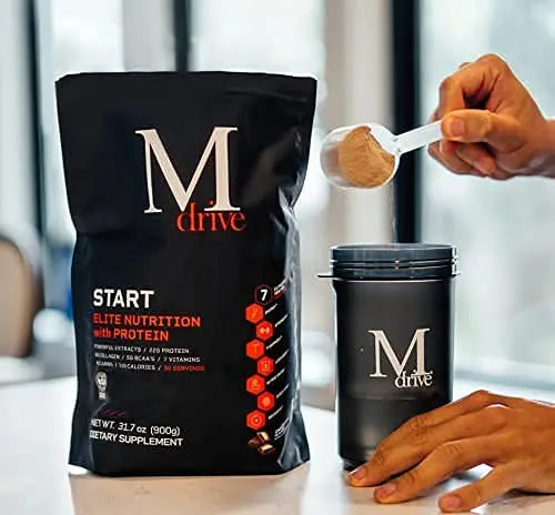 Mdrive Boost & Burn for Men Start Everyday Nutrition & Protein Powder - Natural Energy Mdrive Au supplements