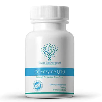 Co Enzyme Q10 CoQ10 300mg 60 Capsules - Superior Naturally Fermented Trans Form swiss bioenergetics Au supplements