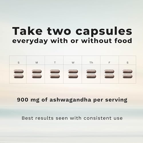 LifeSeasons Essentials Ashwagandha - Stress & Sleep Support Supplement - Calm & Focused Mind - Improves Athletic Performance & Brain Function - 900mg per 2 Capsules - 60 Capsules LifeSeasons Au supplements