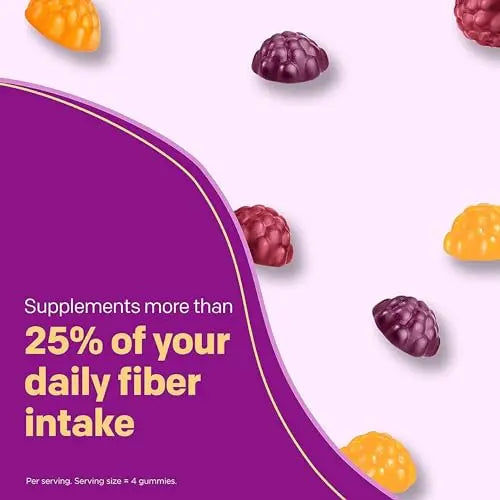 MiraLAX New MiraFIBER Gummies, 8g of Daily Prebiotic Fiber with B Vitamin MiraLAX Au supplements