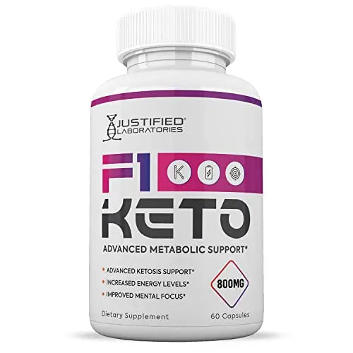 (3 Pack) F1 Keto Pills 800MG Includes goBHB Exogenous Ketones Advanced Ketosis Justified Laboratories Au supplements