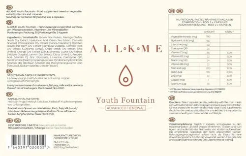 ALLKME Vegan Collagen Booster, Winner of Switzerland Prestige Award ALLKME Au supplements