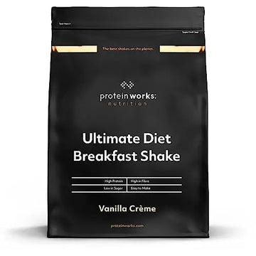 Protein Works - Ultimate Diet Breakfast Shake | Low Calorie Breakfast Shake | Low Sugar High Protein Breakfast Protein Works Au supplements