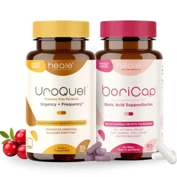 BoriCap 30 and UroQuel 30 Bundle for Vaginal pH and Overactive Bladder BoriCap Au supplements