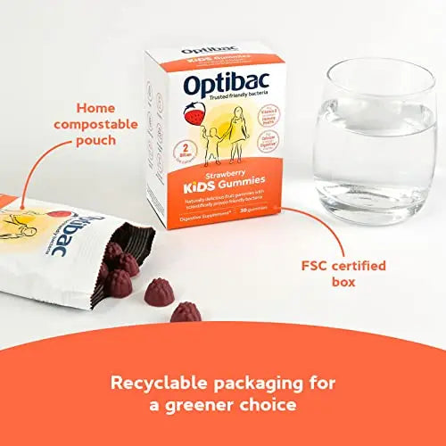 Optibac Kids Probiotic with Vitamin D & Calcium for Immune System Support & Gut Health OptiBac Au supplements