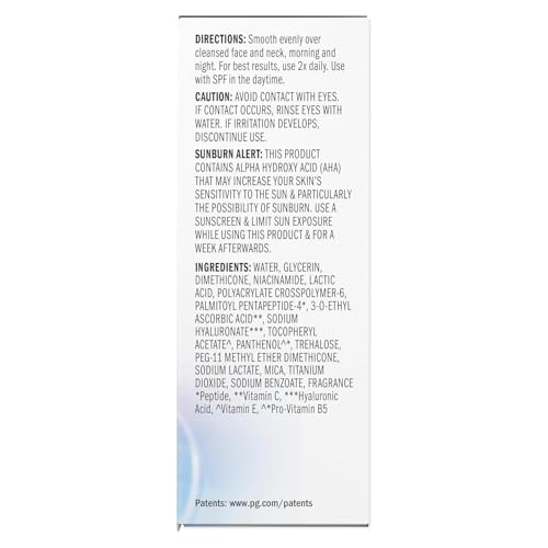 Olay Super Serum - Glow Serum for Face - Activated Niacinamide, Vitamin C & E, Collagen Peptide, AHA - 5-in-1 Benefits - Brightens, Hydrates, Smooths, Firms, Evens Tone, Proactive Anti-Aging, 1.7 Oz Olay Au supplements