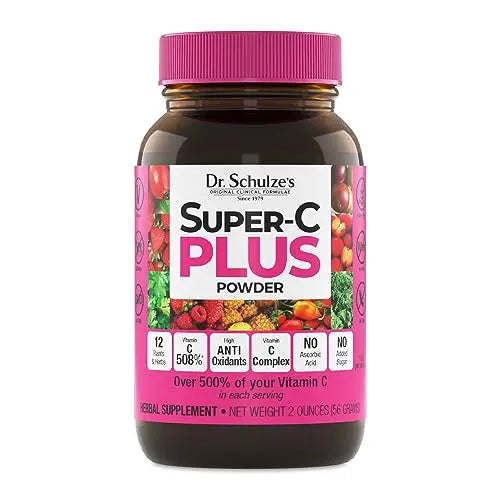 Dr. Schulze's | Super-C Plus Powder | Vitamin C Complex | Clinical Herbal Formula Dr. Schulze's Au supplements