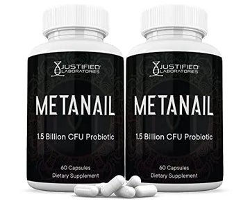 Justified Laboratories (2 Pack) Metanail 1.5 Billion CFU Probiotic Nail Support 120 Capsules Justified Laboratories Au supplements