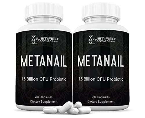 Justified Laboratories (2 Pack) Metanail 1.5 Billion CFU Probiotic Nail Support 120 Capsules Justified Laboratories Au supplements