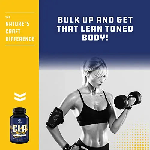 CLA Diet Weight Loss Pills - Women and Men - Pure Conjugated Linoleic Acid - Safflower Natures Craft Au supplements