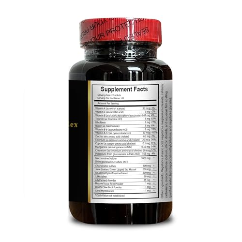 Joint Matrix PRO Natural Complex - Support Muscle Recovery, Full Joint Support, Flexibility Supplements, Natural Muscle Support - 2 Bottles 180 Tablets OLANTA TRADE SOLUTION Au supplements