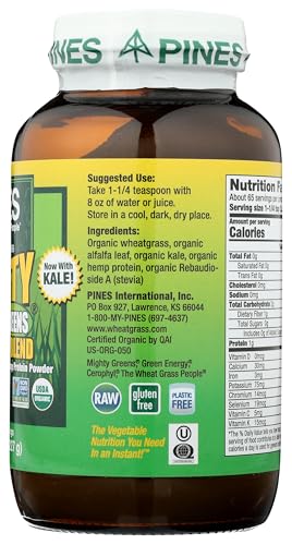 Pines Organic Mighty Greens Superfood Blend, 8 Ounce Pines Au supplements