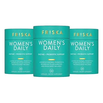 FRISKA Women’s Daily Digestive Enzyme and Probiotics Supplement, Advanced FR!SKA Au supplements