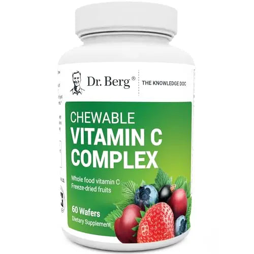 Dr. Berg's Vitamin C Complex Whole Food (60 Chewable) 100% Natural Vitamin C from Dr. Berg Nutritionals Au supplements