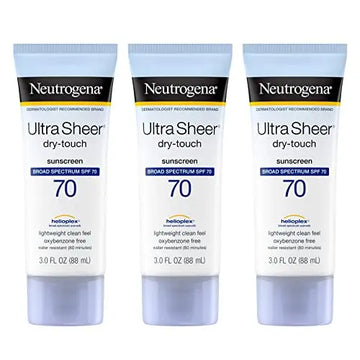 Neutrogena Ultra Sheer Dry-Touch Sunscreen Lotion, Broad Spectrum SPF 70 UVA/UVB Neutrogena Au supplements