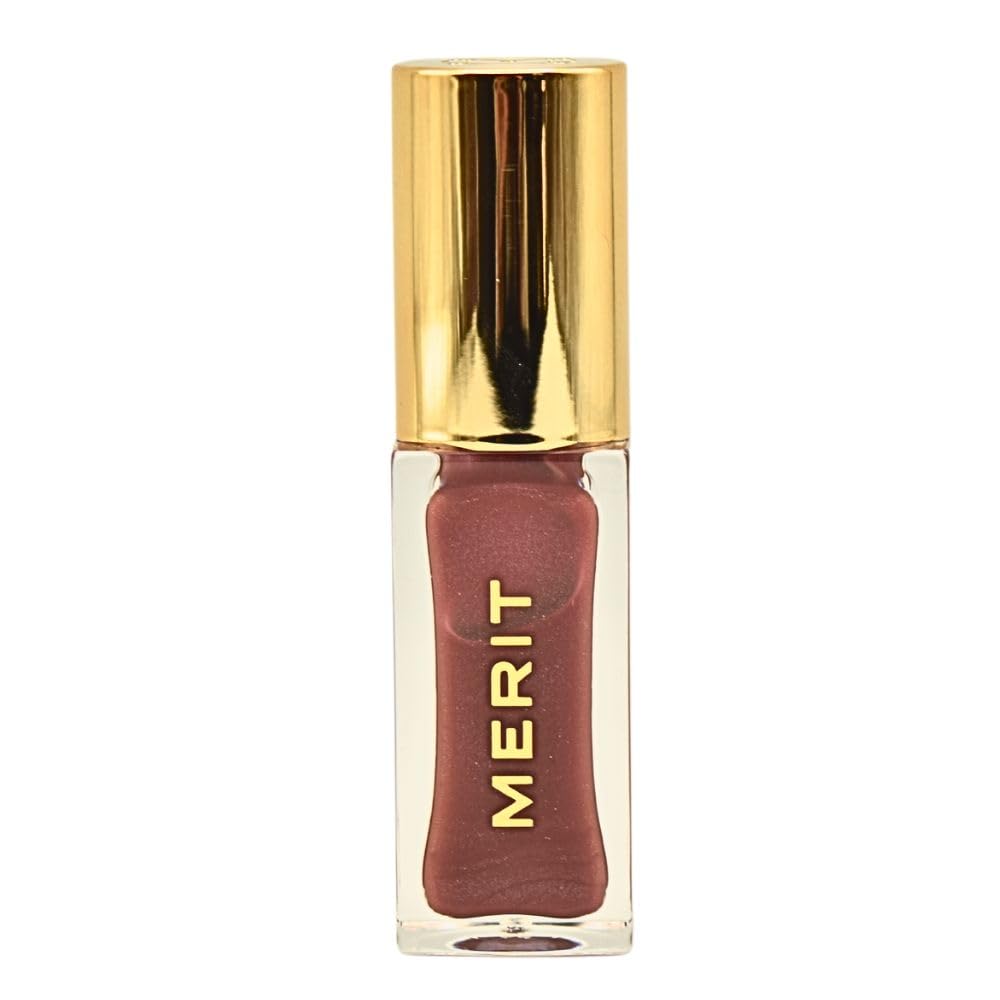 Merit Shade Slick Hydrating Tinted Lip Oil – Twin Set Mauve | Vegan Lip Gloss with Rosehip, Shea & Jojoba Oils for Moisturizing High-Shine Color Merit Au supplements