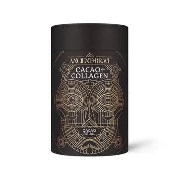 Ancient + Brave - Cacao + Collagen Powder 250g - Peruvian Raw Cacao Hot Chocolate with Grass-Fed Hydrolysed Bovine Collagen Ancient + Brave Au supplements