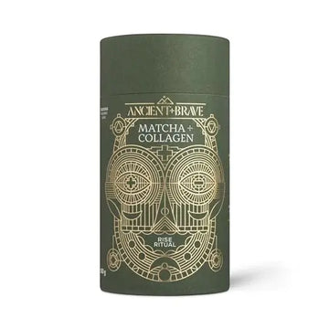 Ancient + Brave Matcha + Collagen 150g Tub - Lion's Mane Mushroom Powder Supplement Ancient + Brave Au supplements