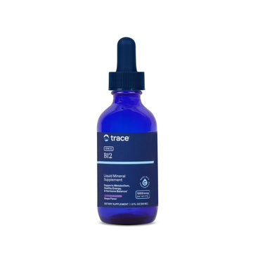 Trace Minerals Ionic B12 - Liquid Multivitamin for Hormone Balance & Healthy Nerve Function - Supports Metabolic Health - Enzyme Production - Natural Wellness Formula - 2 fl oz (59 Servings) Trace Minerals Au supplements