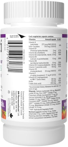 Webber Naturals Men's Most Complete Multi, 90 Vegetarian Capsules Webber Naturals Au supplements