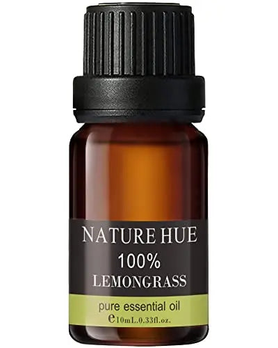 NATURE HUE Lemongrass Essential Oil - 10 mL (1/3 oz) - Pure, Natural, Therapeutic Grade NATURE HUE Au supplements