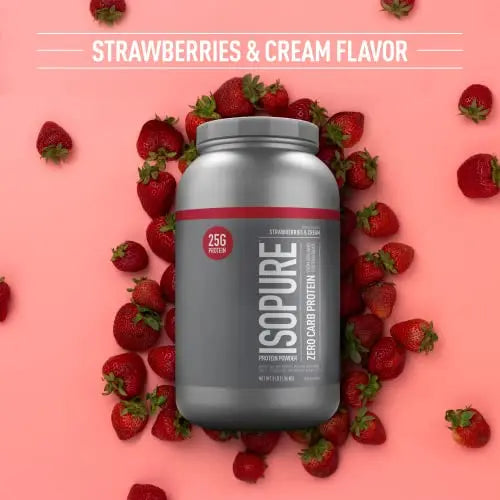 Isopure Protein Powder, Zero Carb Whey Isolate with Vitamin C & Zinc for Immune Support Isopure Au supplements