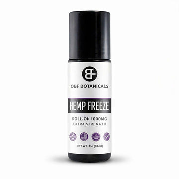 OBF Botanicals Hemp Roll On 3 Oz Instant Effect Topical Pain Relief Hemp Extract and Menthol Concentrated Roll On for Aching Muscles, Joint Relief, Ligaments - 1000mg OBF Botanicals Au supplements