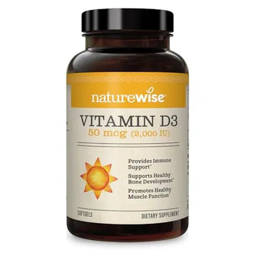 NatureWise Vitamin D3 2000iu (50 mcg) Healthy Muscle Function, and Immune Support NatureWise Au supplements