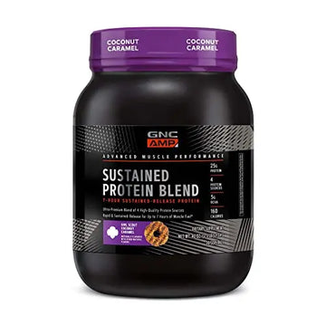 GNC AMP Sustained Protein Blend | Targeted Muscle Building and Exercise Formula GNC Au supplements