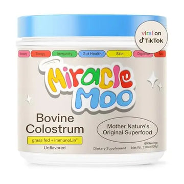 Colostrum Supplement for Gut Health, Hair Growth, Beauty and Immune Support Miracle Moo Au supplements