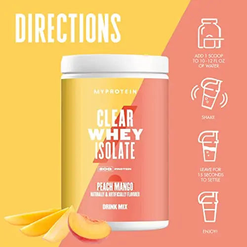 Myprotein® - Clear Whey Isolate - Whey Protein Powder - Naturally Flavored Drink Mix Myprotein Au supplements