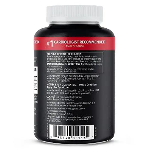 Qunol CoQ10 100mg Softgels, Ultra CoQ10 100mg, 3x Better Absorption, Antioxidant Qunol Au supplements