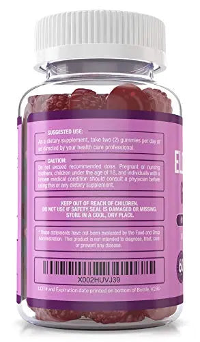 Premium Elderberry Gummies - Sambucus Elderberry Gummies for Adults - Black Elderber Purely Optimal Au supplements