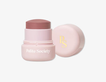 Polite Society Polite Pops Powder Blush Stick, Hybrid Cream to Powder Formula, Buildable Color with Coastal Plant and Vitamin E, Sydney flushed nude Generic Au supplements