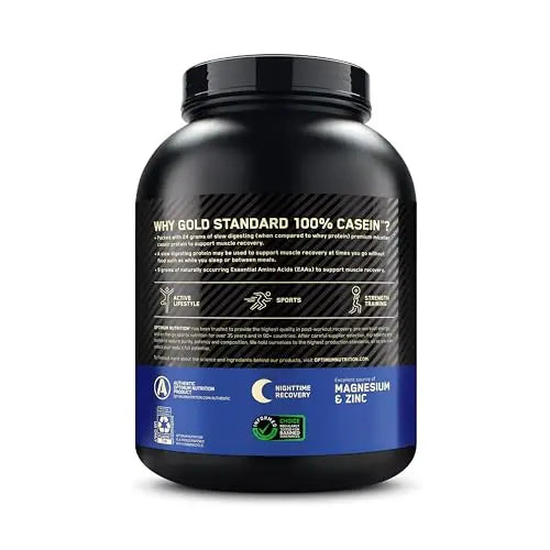 Optimum Nutrition Gold Standard 100% Casein Slow Digesting Protein Powder with Zinc Optimum Nutrition Au supplements