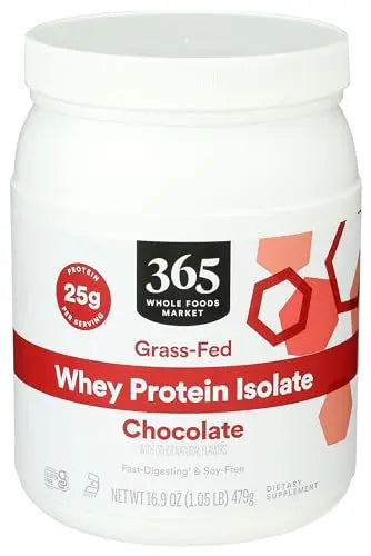 365 by Whole Foods Market, Chocolate Whey Protein Isolate, 16.9 Ounce 365 by Whole Foods Market Au supplements